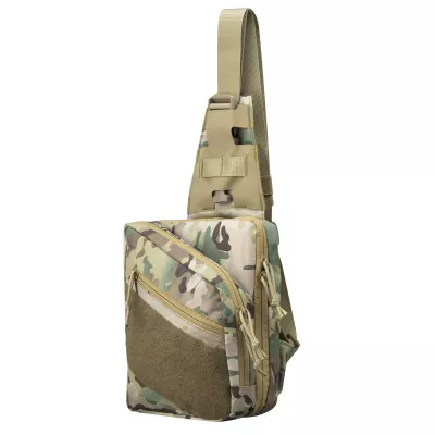 Сумка-слінг 2Е Tactical, швидке відкривання, 4 відсіки, камуфляж (2E-TSBQO4C-MC)