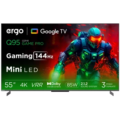 Телевізор ERGO 55MQ95 Game PRO рідкокристалічний