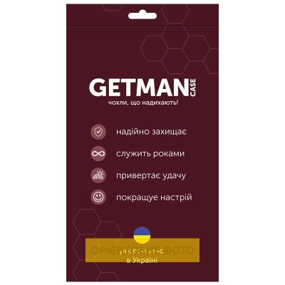 TPU чохол GETMAN Ease logo посилені кути для Apple iPhone 17 Pro (6.3") Безбарвний (прозорий)