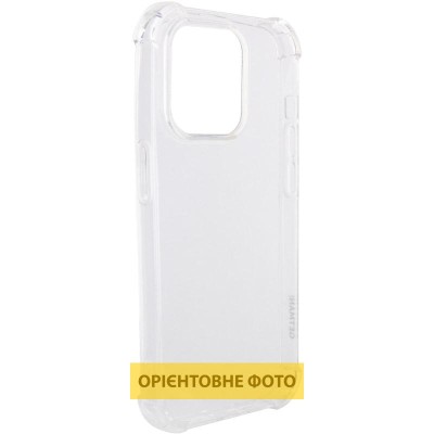 TPU чохол GETMAN Ease logo посилені кути для Apple iPhone 17 Pro (6.3") Безбарвний (прозорий)