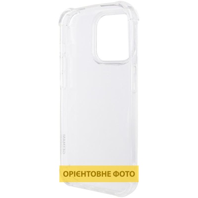 TPU чохол GETMAN Ease logo посилені кути для Apple iPhone 17 Pro (6.3") Безбарвний (прозорий)