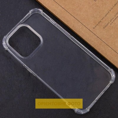 TPU чохол GETMAN Ease logo посилені кути для Apple iPhone 17 Pro (6.3") Безбарвний (прозорий)