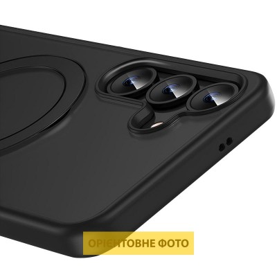 TPU+PC чохол MagSafe Colorful HQ Ring для Samsung Galaxy S25 Edge Black