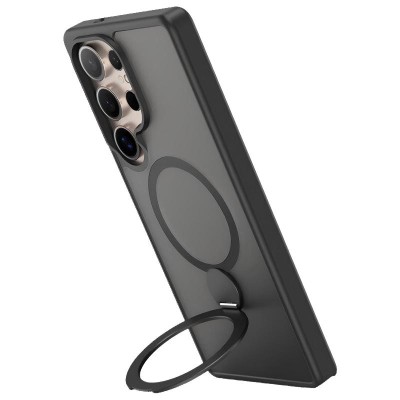 TPU+PC чохол MagSafe Colorful HQ Ring для Samsung Galaxy S25 Ultra Black
