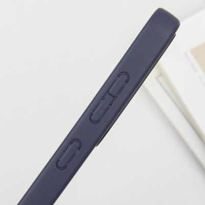 TPU+PC чохол Metal Buttons with MagSafe Colorful для Samsung Galaxy S25 Edge Синій / Navy Blue
