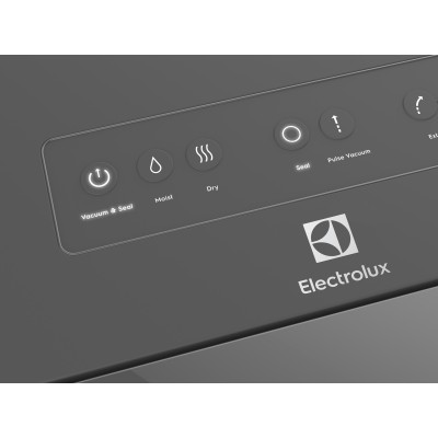 Вакууматор Electrolux для рулонів, пакетів і контейнерів, 120Вт, 30см, електронне керування, +1 рулон, пластик, сірий (E6VS1-6AG