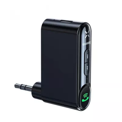 Адаптер AUX Baseus Qiyin Car Bluetooth Receiver (WXQY010001) black