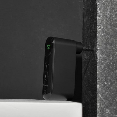 Адаптер AUX Baseus Qiyin Car Bluetooth Receiver (WXQY010001) black