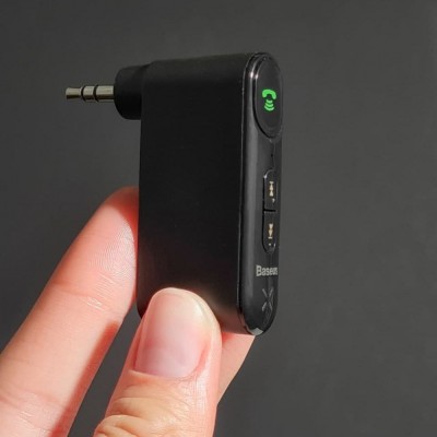Адаптер AUX Baseus Qiyin Car Bluetooth Receiver (WXQY010001) black