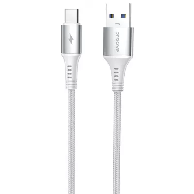 Кабель Proove WireX USB to Type-C 3A (1m) white (CCWX15001202)