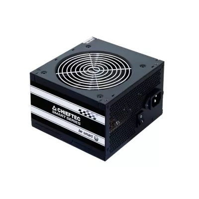 Блок живлення CHIEFTEC Smart (500W), >85%, 120мм, 1xMB 24pin(20+4), 1xCPU 8pin(4+4), 2xMolex, 3xSATA, 1xPCIe 8pin(6+2) (GPS-500A