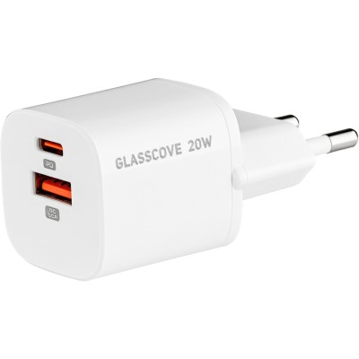 Зарядний Пристрій Glasscove 20W 2-Port Type-C + USB (TC-099PQ20) Зарядний Пристрій Glasscove 20W 2-Port Type-C + USB (TC-099PQ20)