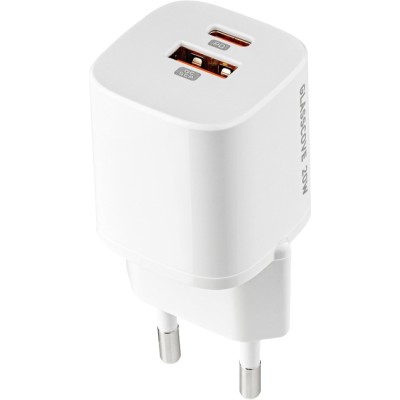 Зарядний Пристрій Glasscove 20W 2-Port Type-C + USB (TC-099PQ20) Зарядний Пристрій Glasscove 20W 2-Port Type-C + USB (TC-099PQ20)
