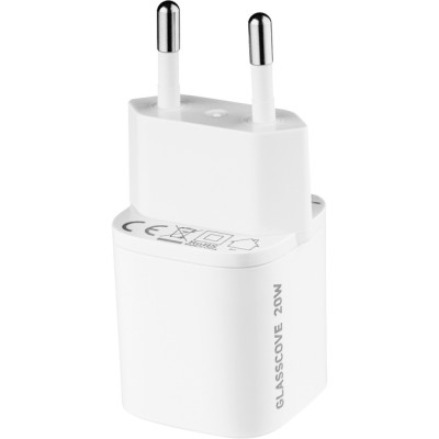 Зарядний Пристрій Glasscove 20W 2-Port Type-C + USB (TC-099PQ20) Зарядний Пристрій Glasscove 20W 2-Port Type-C + USB (TC-099PQ20)