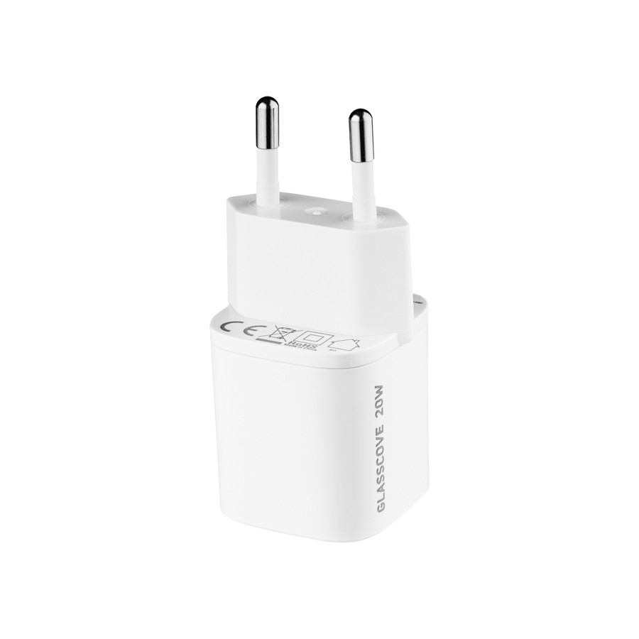 Зарядний Пристрій Glasscove 20W 2-Port Type-C + USB (TC-099PQ20) Зарядний Пристрій Glasscove 20W 2-Port Type-C + USB (TC-099PQ20)