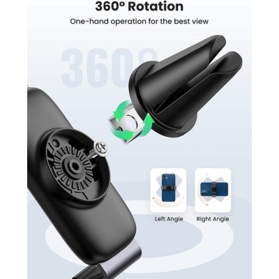 Автомобільний тримач UGREEN LP120 Air Vent Phone Holder (10422) Black Автомобільний тримач UGREEN LP120 Air Vent Phone Holder (10422) Black