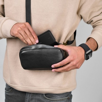 Акумулятор портативний літій-іонний Power Bank Belkin 10000мА·год, 20Вт, з інтегрованим кабелем USB-C, чорний (BPB021HQBK)