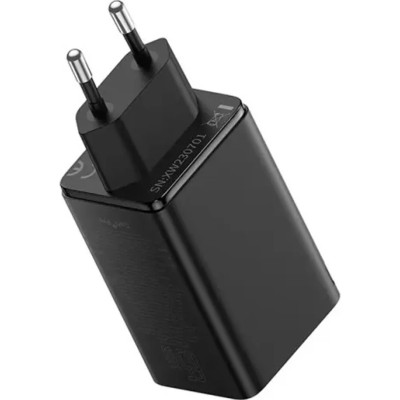 Зарядний Пристрій Baseus GaN6 Pro Fast Charger 65W 2Type-C+2USB (P10162701113-00) Black