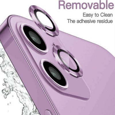 Захисне скло Metal Classic на камеру (у упак.) для Apple iPhone 12 / 12 mini / 11 Фіолетовий / Purple