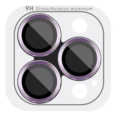 Захисне скло Metal Classic на камеру (у упак.) для Apple iPhone 17 (6.3") Фіолетовий / Light Purple