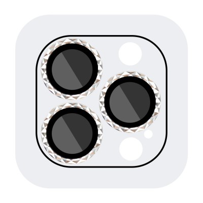 Захисне скло Metal Shine на камеру (у упак.) для Apple iPhone 13 Pro / 13 Pro Max Срібний / Silver Захисне скло Metal Shine на камеру (у упак.) для Apple iPhone 13 Pro / 13 Pro Max Срібний / Silver