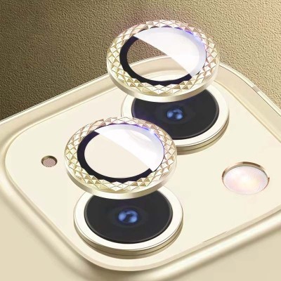 Захисне скло Metal Shine на камеру (у упак.) для Apple iPhone 14 (6.1") / 14 Plus (6.7") Золотий / Gold Захисне скло Metal Shine на камеру (у упак.) для Apple iPhone 14 (6.1") / 14 Plus (6.7") Золотий / Gold