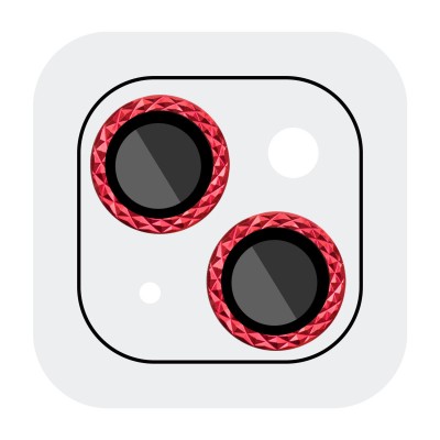 Захисне скло Metal Shine на камеру (у упак.) для Apple iPhone 14 (6.1") / 14 Plus (6.7") Червоний / Red Захисне скло Metal Shine на камеру (у упак.) для Apple iPhone 14 (6.1") / 14 Plus (6.7") Червоний / Red