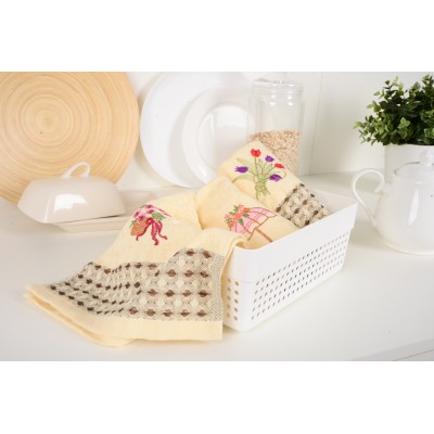 Кухонний текстиль SOHO Набір руш. 25*50см, бавовна 100%, Crocuses 3 шт.