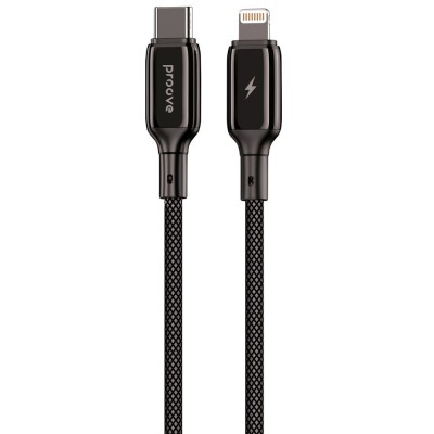 Кабель Proove Dense Metal Type-C to Lightning 27W (2m) (CCDM27002121) black
