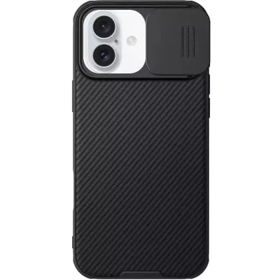 Карбонова накладка Nillkin CamShield Pro для Apple iPhone 16 Plus (6.7") Black