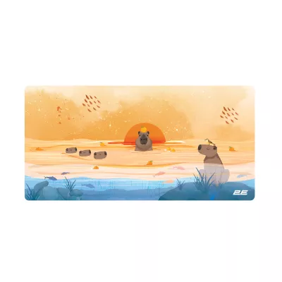 Килимок для миші 2E CAPYBARRA, L(800x400x2мм), жовтий (2E-PAD-L-CAPY-YELLOW)