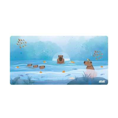 Килимок для миші 2E CAPYBARRA, L(800x400x2мм), синій (2E-PAD-L-CAPY-BLUE) Килимок для миші 2E CAPYBARRA, L(800x400x2мм), синій (2E-PAD-L-CAPY-BLUE)