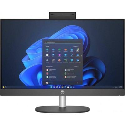 Комп'ютер персональний моноблок HP 245-G10 23.8" FHD IPS AG, AMD R7-7730U, 16GB, F512GB, UMA, WiFi, кл+м, DOS, чорний (8T3N2ES)