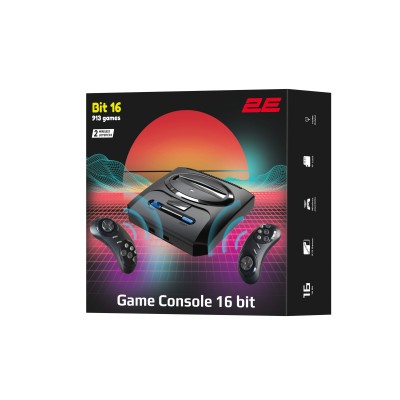 Консоль 2Е 16bit HDMI (2 бездротових геймпада, 913 ігор) Консоль 2Е 16bit HDMI (2 бездротових геймпада, 913 ігор)