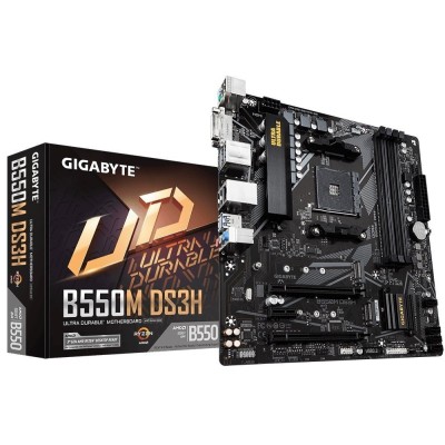 Материнська плата GIGABYTE B550M DS3H sAM4 B550 4xDDR4 M.2 HDMI DVI mATX (B550M_DS3H) Материнська плата GIGABYTE B550M DS3H sAM4 B550 4xDDR4 M.2 HDMI DVI mATX (B550M_DS3H)