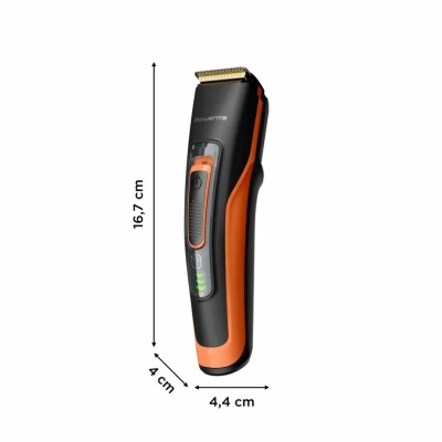 Машинка для стрижки Rowenta Sport Collection, акум., роторний мотор, насадок-2, кейс, сталь, чорно-помаранчевий (TN5202F0) Машинка для стрижки Rowenta Sport Collection, акум., роторний мотор, насадок-2, кейс, сталь, чорно-помаранчевий (TN5202F0)