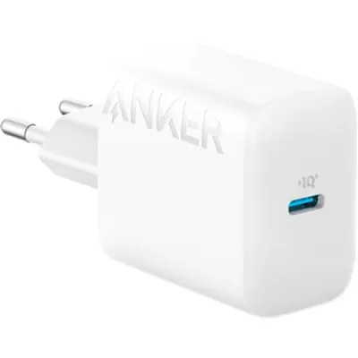 мережева зарядка ANKER PowerPort - 20W USB-C + USB-C cable (Білий)