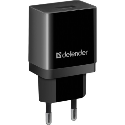 мережева зарядка DEFENDER (83572)EPA-10 чорна, 1xUSB, 5V / 2.1А, пакет мережева зарядка DEFENDER (83572)EPA-10 чорна, 1xUSB, 5V / 2.1А, пакет