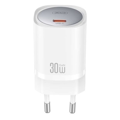 мережева зарядка XO CE20 - 33W Single port USB-C PD30W/PPS33W (Білий)