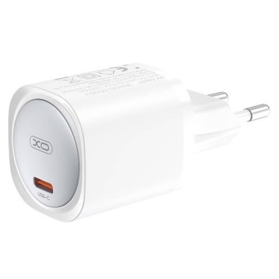 мережева зарядка XO CE20 - 33W Single port USB-C PD30W/PPS33W (Білий)