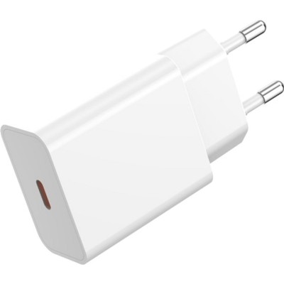 мережева зарядка XO L126 - 20W PD Single port USB-C (Білий)