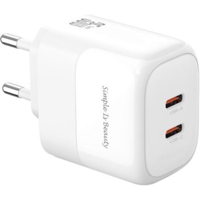 мережева зарядка XO L140 - 35W PD Dual port USB-C (Білий) мережева зарядка XO L140 - 35W PD Dual port USB-C (Білий)