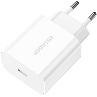 Мережевий Зарядний пристрій Essager Vanjane Travel Phone Charger Set PD20W EU (ECTC-FJB02-P) Мережевий Зарядний пристрій Essager Vanjane Travel Phone Charger Set PD20W EU (ECTC-FJB02-P)