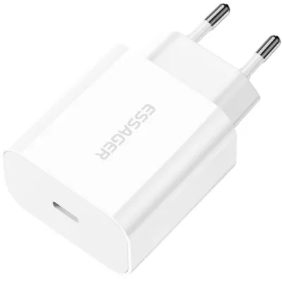 Мережевий Зарядний пристрій Essager Vanjane Travel Phone Charger Set PD20W EU (ECTC-FJB02-P)