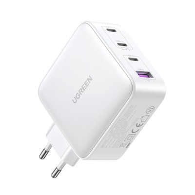 Мережевий Зарядний пристрій UGREEN CD226 USB-A+3xUSB-C 100W GaN Tech Fast Charger (15337) White