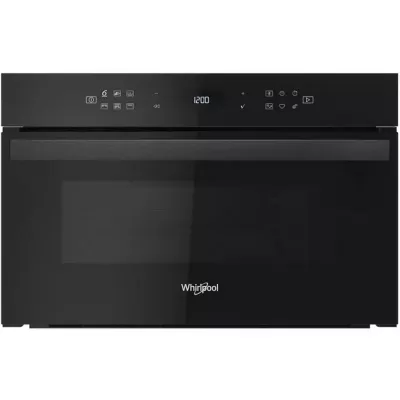 Мікрохвильова піч Whirlpool вбудована, 31л, електронне упр., 1000Вт, гриль, дисплей, чорний (AMW6440FB)