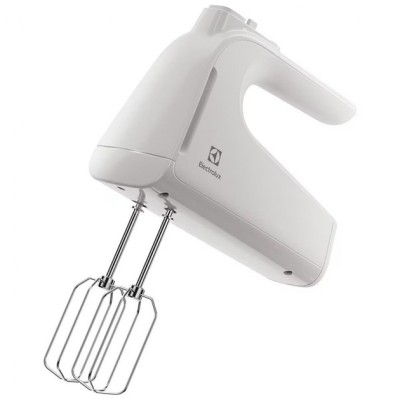 Міксер Electrolux ручний 500Вт, насадки-4, турборежим, білий (EHM4W) Міксер Electrolux ручний 500Вт, насадки-4, турборежим, білий (EHM4W)