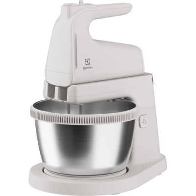 Міксер Electrolux стаціонарний 500Вт, насадки-4, чаша-метал, 3.5л, білий (ESM4W)