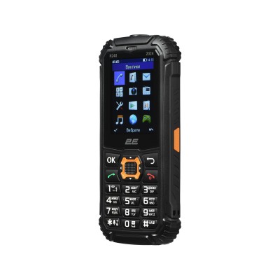 Мобільний телефон 2E R240 2025 2.4" 2SIM, 2500мА•год, Black