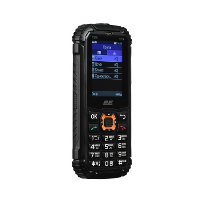Мобільний телефон 2E R240 2025 2.4" 2SIM, 2500мА•год, Black